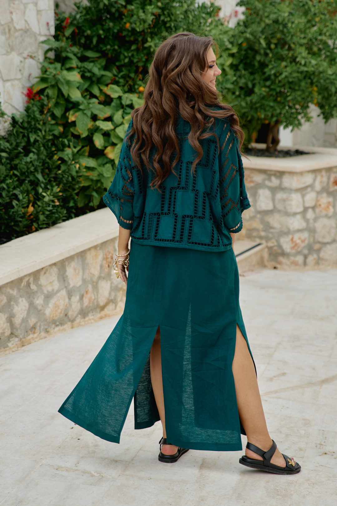 Костюм Vittoria Queen 28053 изумрудный - фото 5