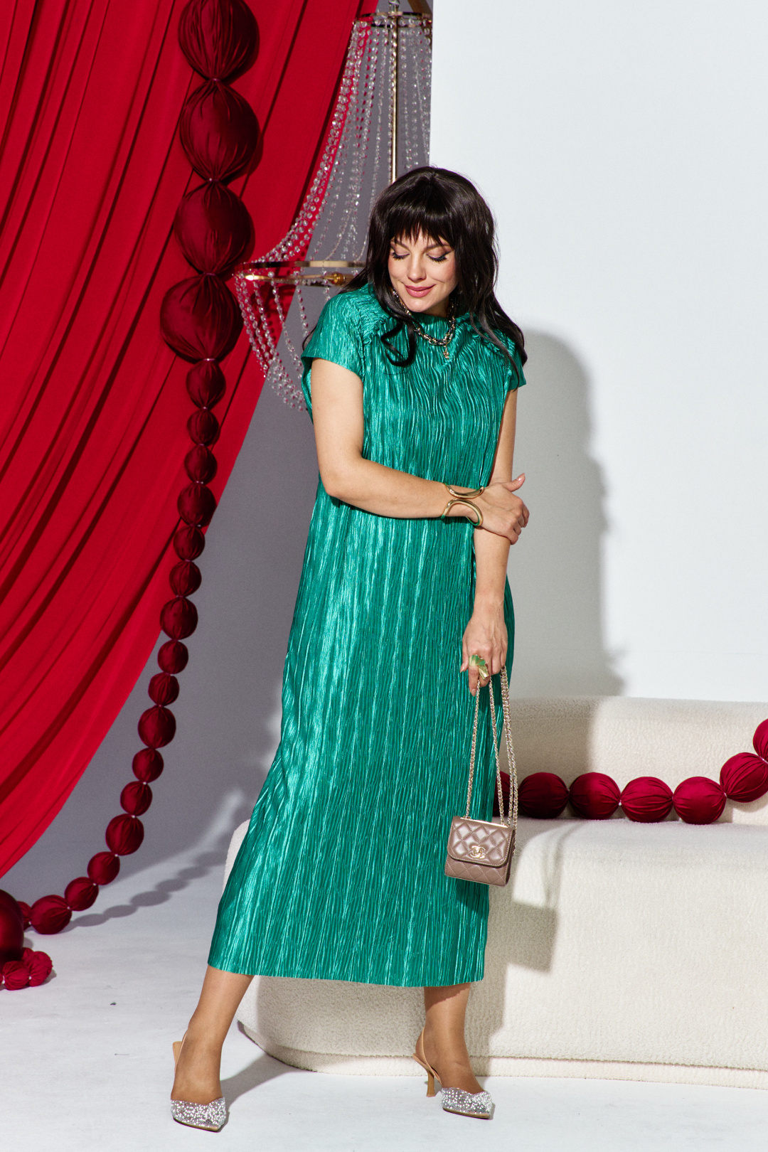 Платье Vittoria Queen 28513/1 зеленый