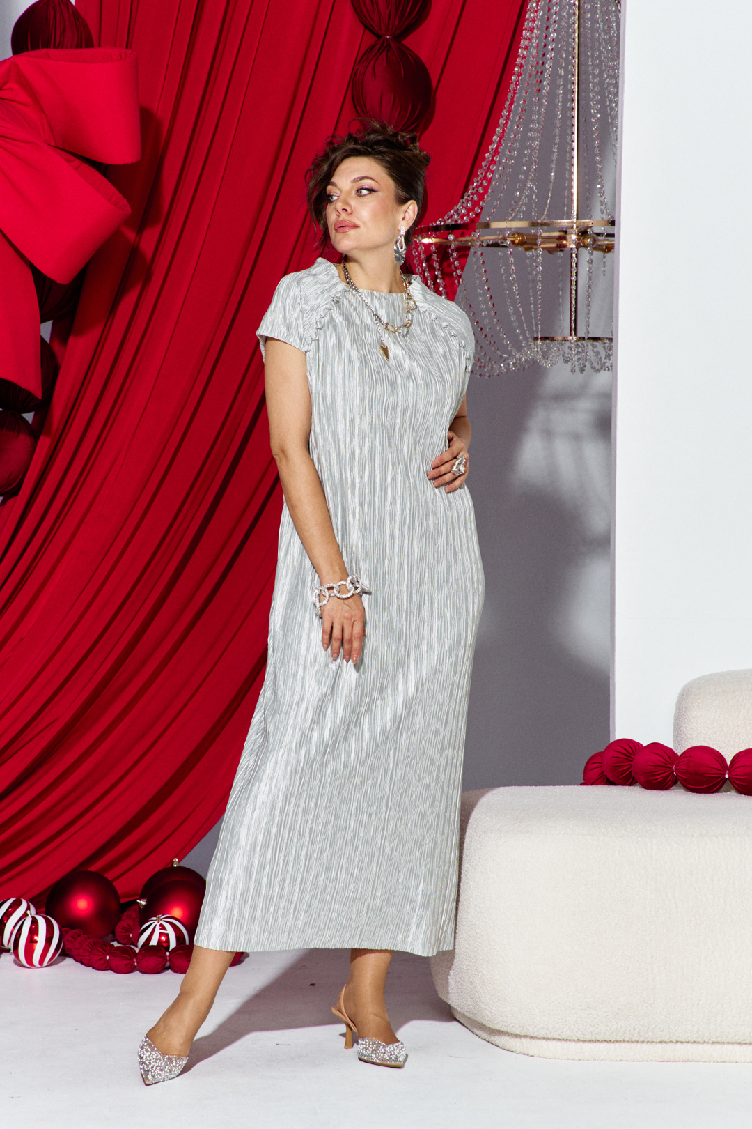 Платье Vittoria Queen 28513/2 серый