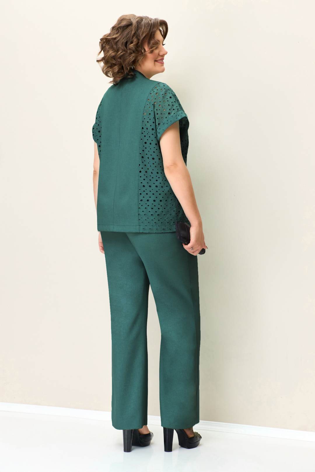 Костюм VOLNA 1358 темно-мятный - фото 2