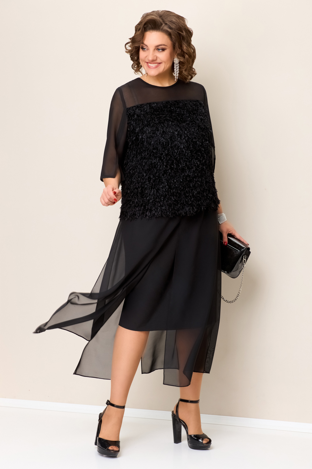 Костюм VOLNA 1391 черный - фото 5