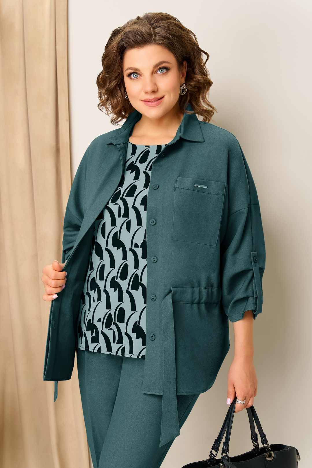 Костюм VOLNA 1398 темная мята - фото 2