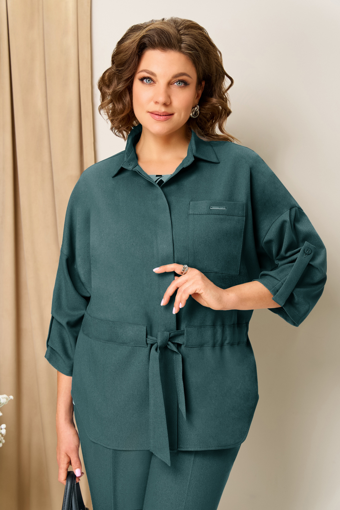 Костюм VOLNA 1398 темная мята - фото 3