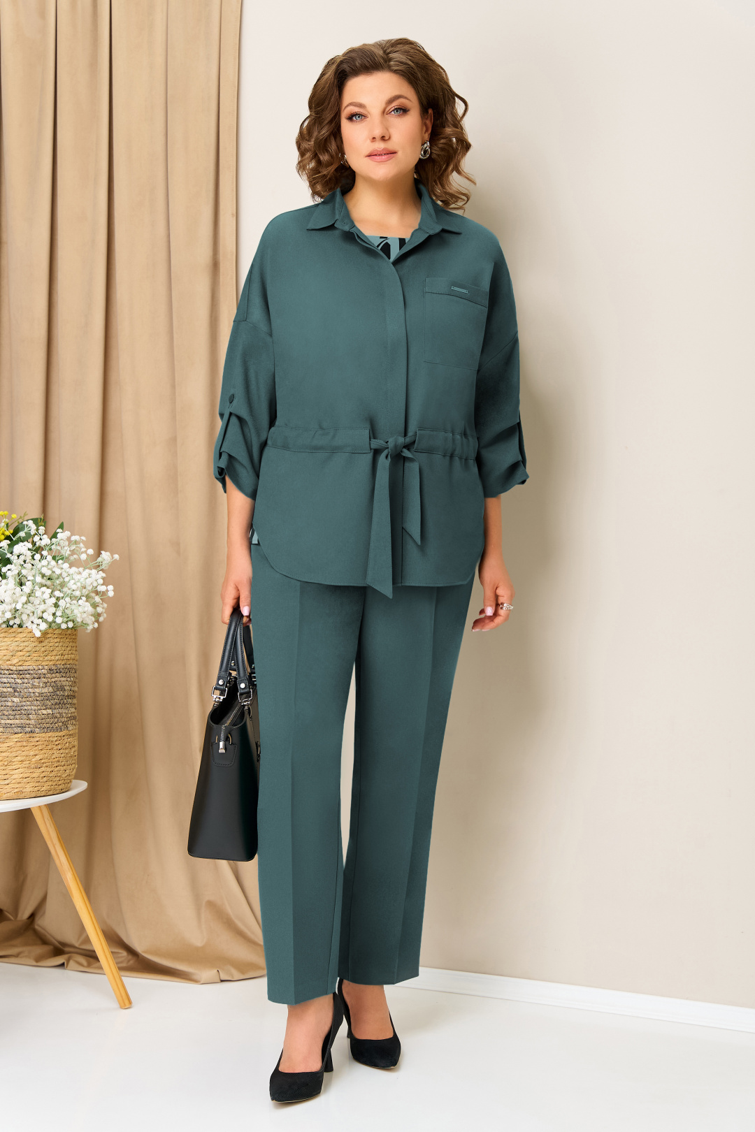 Костюм VOLNA 1398 темная мята - фото 5