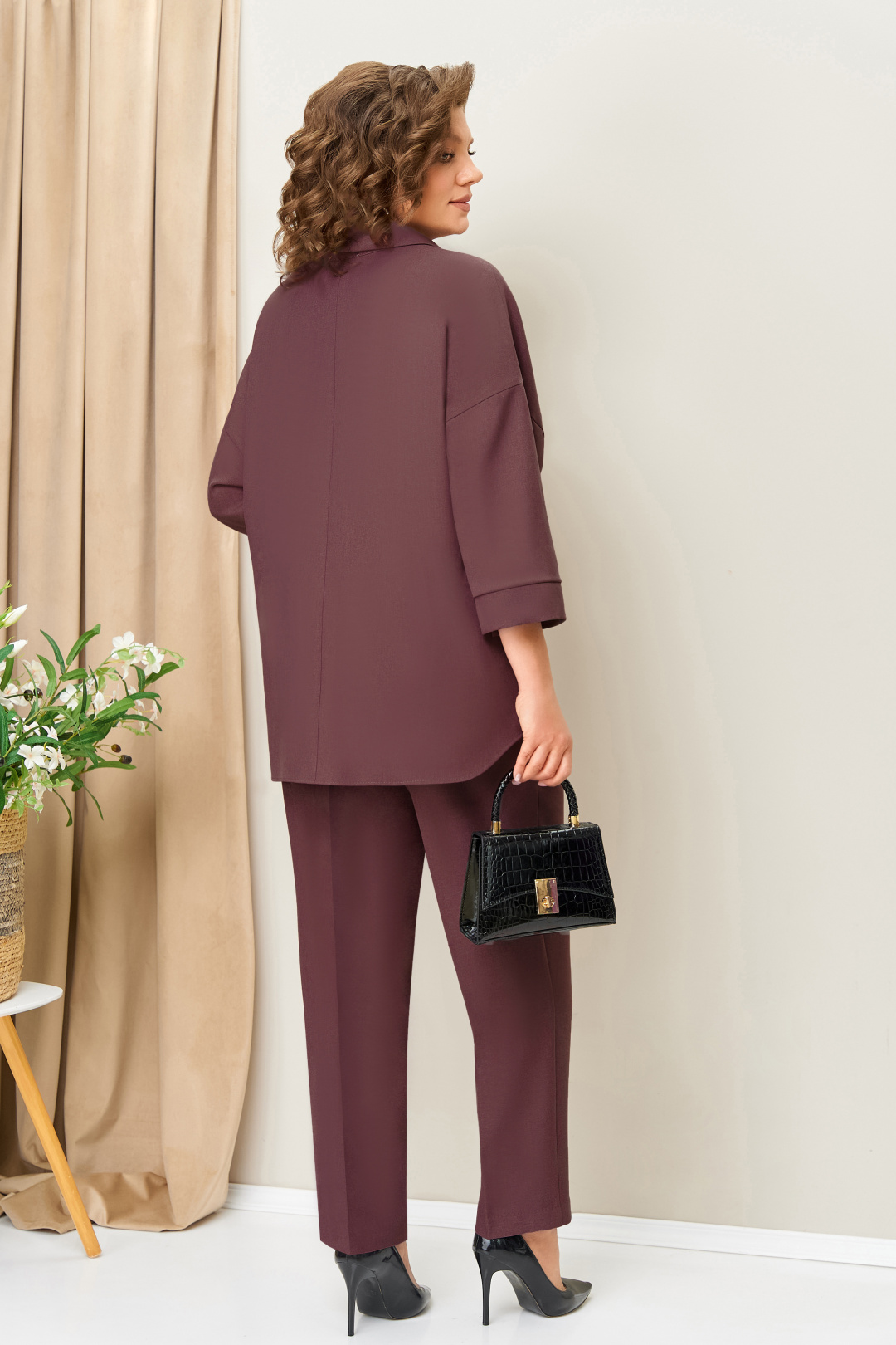 Костюм VOLNA 1406 слива - фото 5