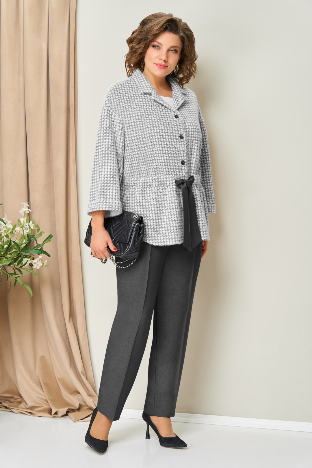 Костюм VOLNA 1441 серо-графитовый