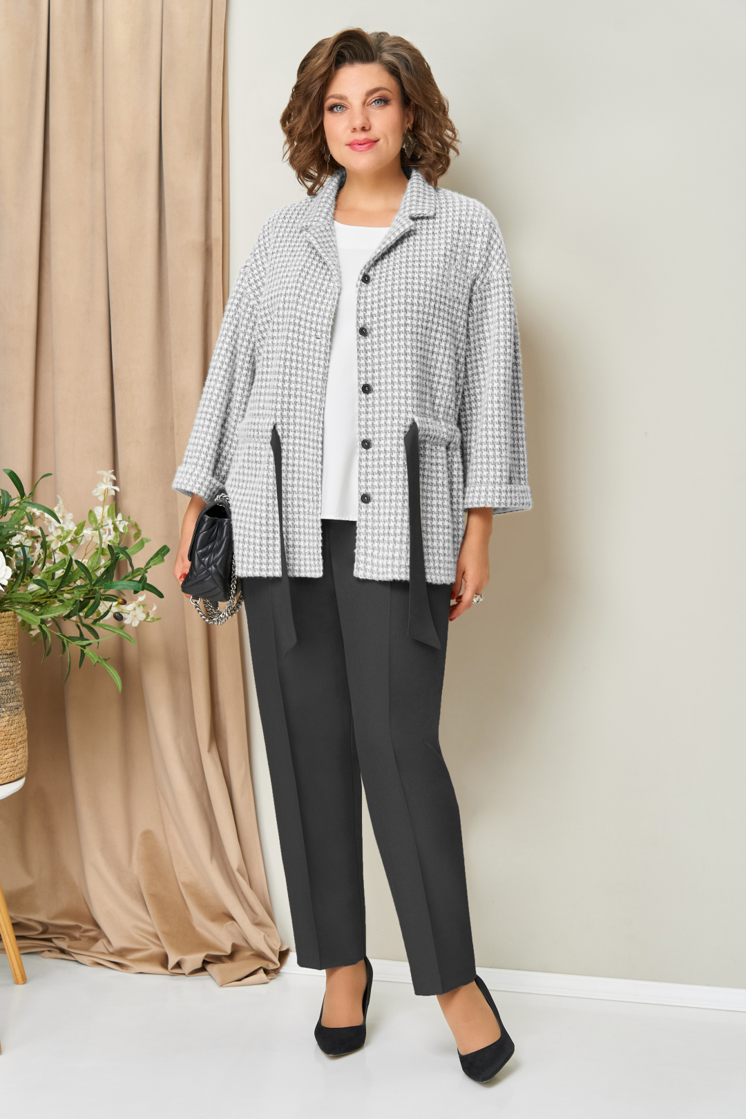 Костюм VOLNA 1441 серо-графитовый - фото 3