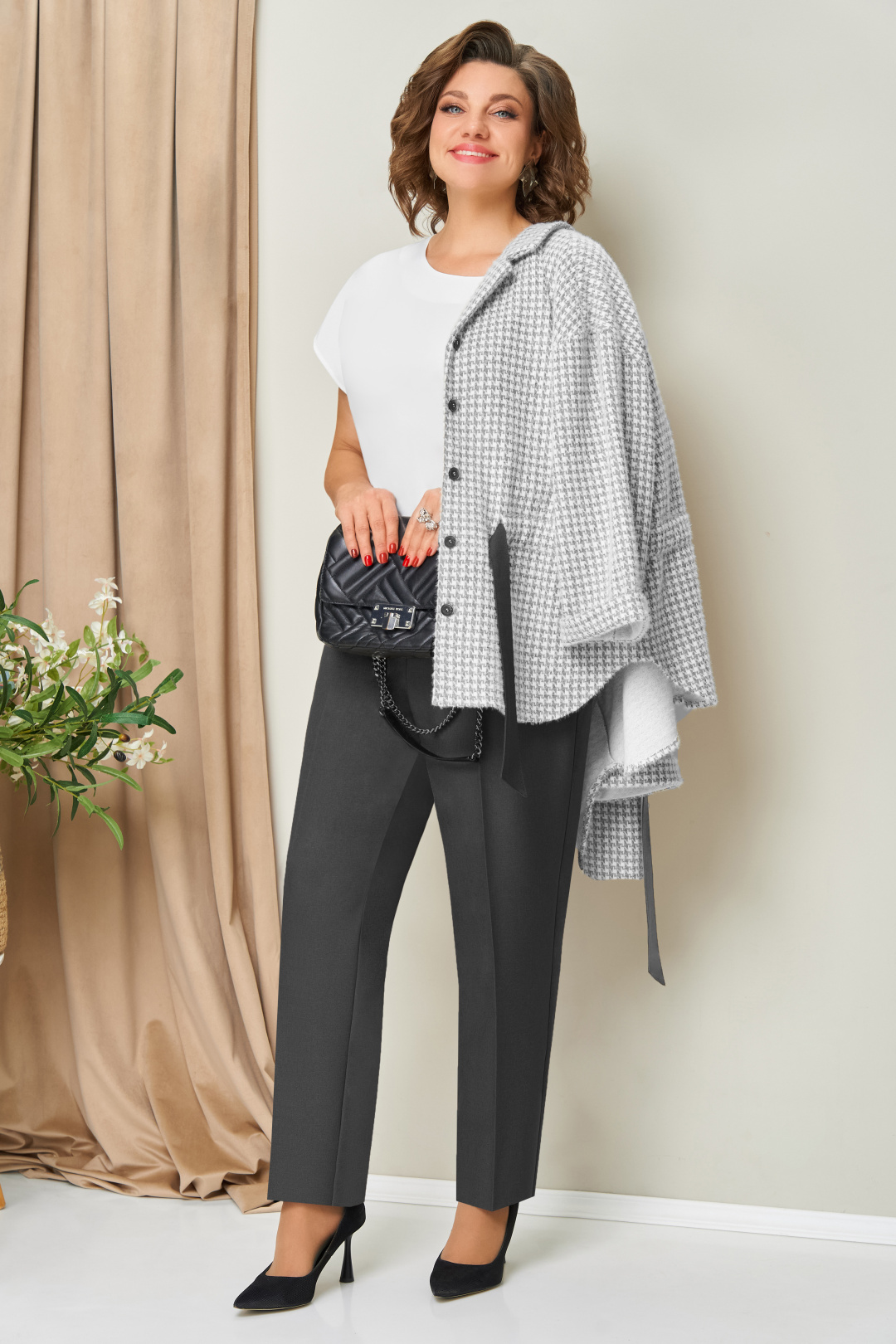 Костюм VOLNA 1441 серо-графитовый - фото 4