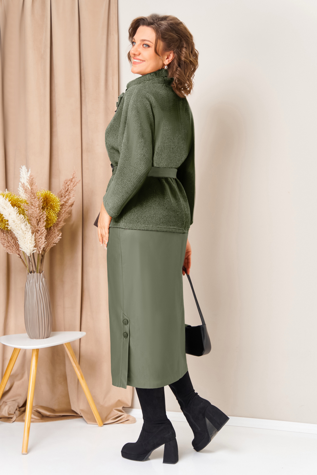 Костюм VOLNA 1447 олива темная - фото 2