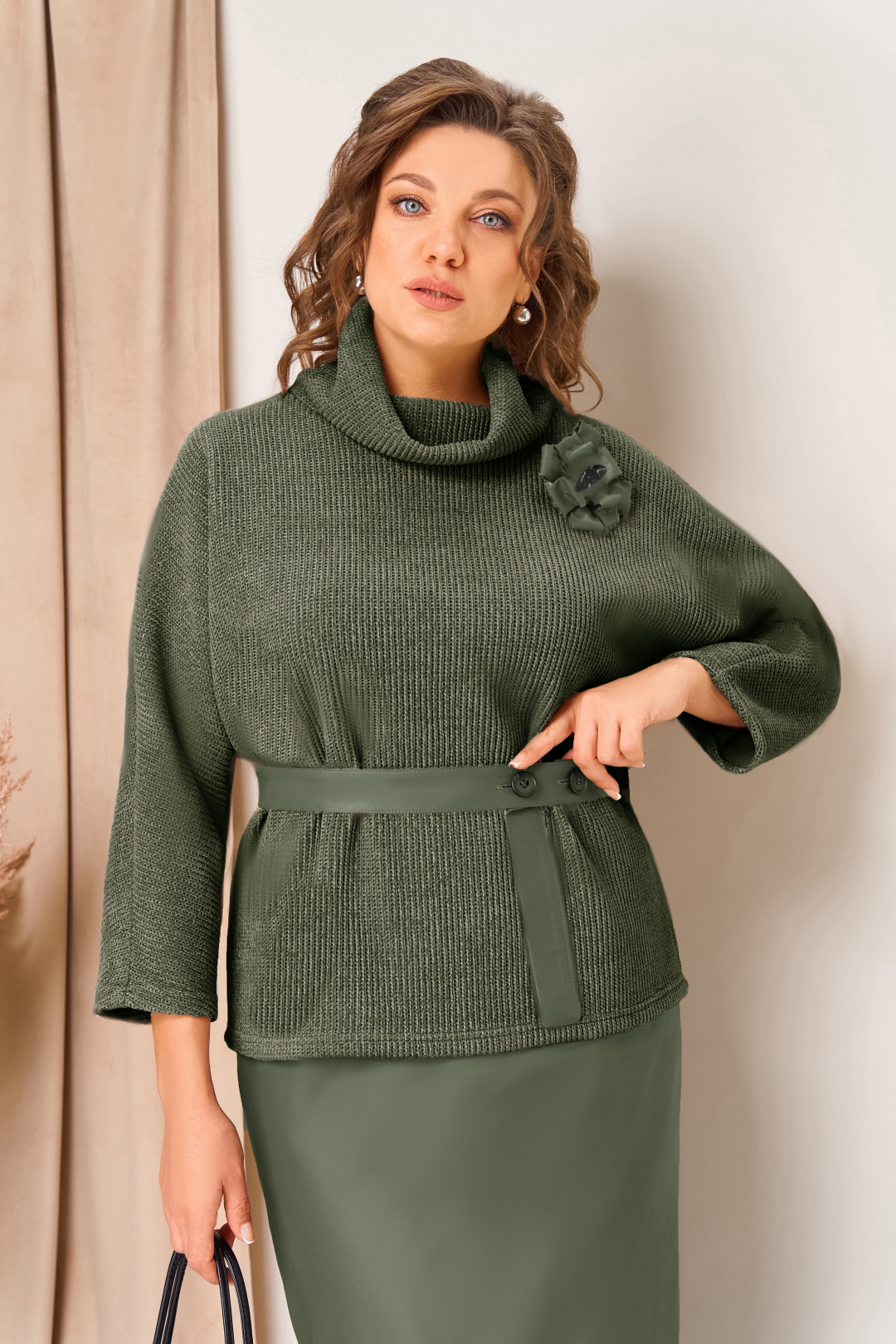 Костюм VOLNA 1447 олива темная - фото 3