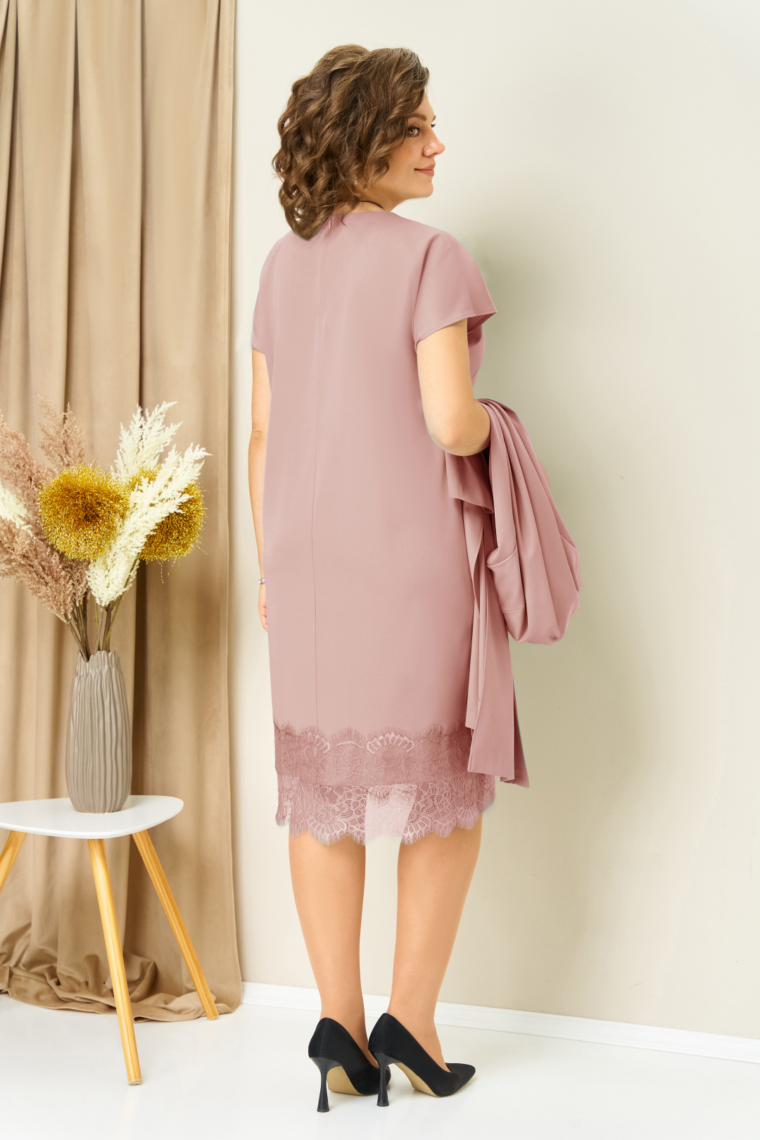 Костюм VOLNA 1459 пудрово-розовый - фото 5