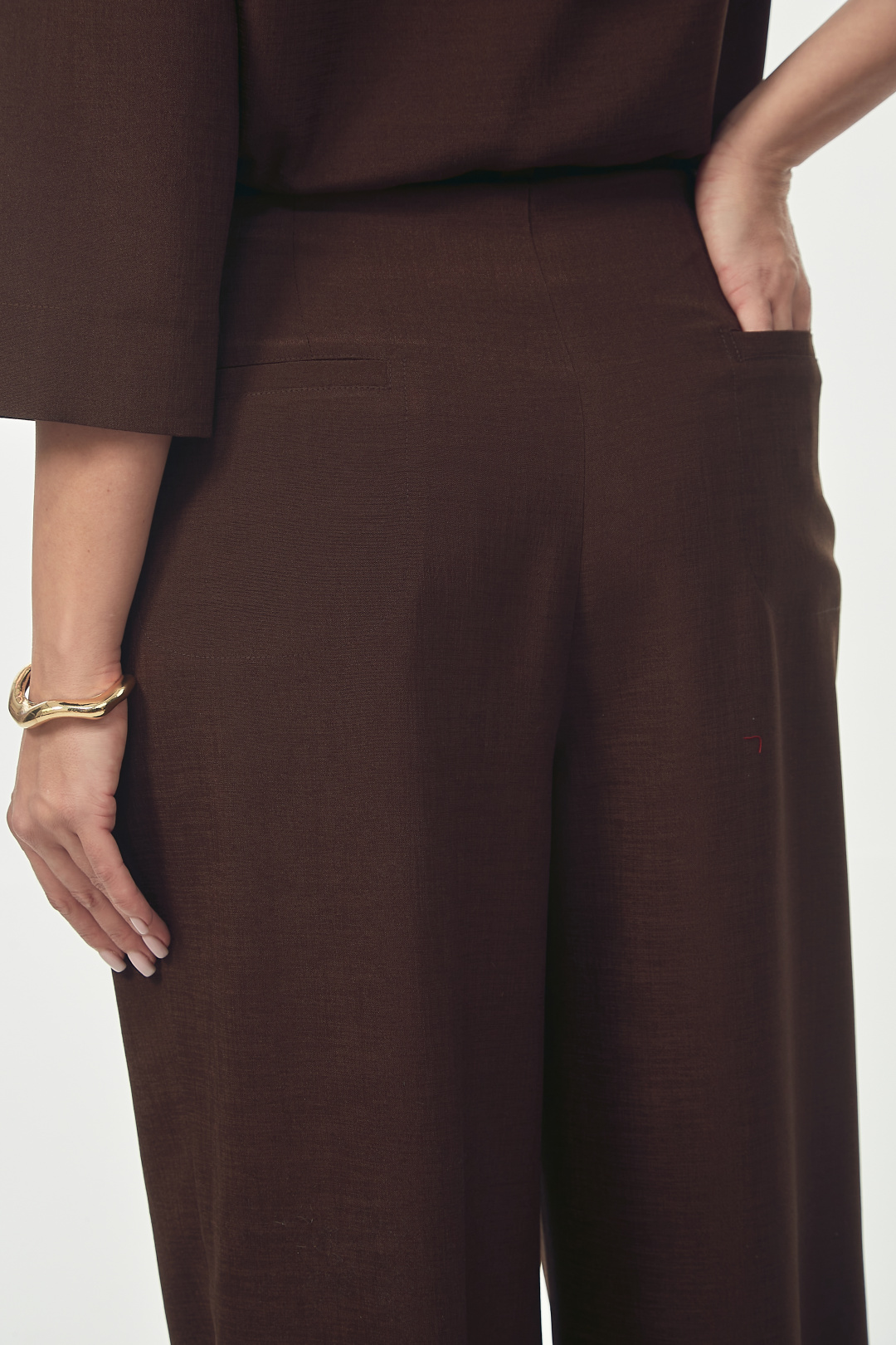 Костюм YOUR SIZE 2273 шоколадно-коричневый