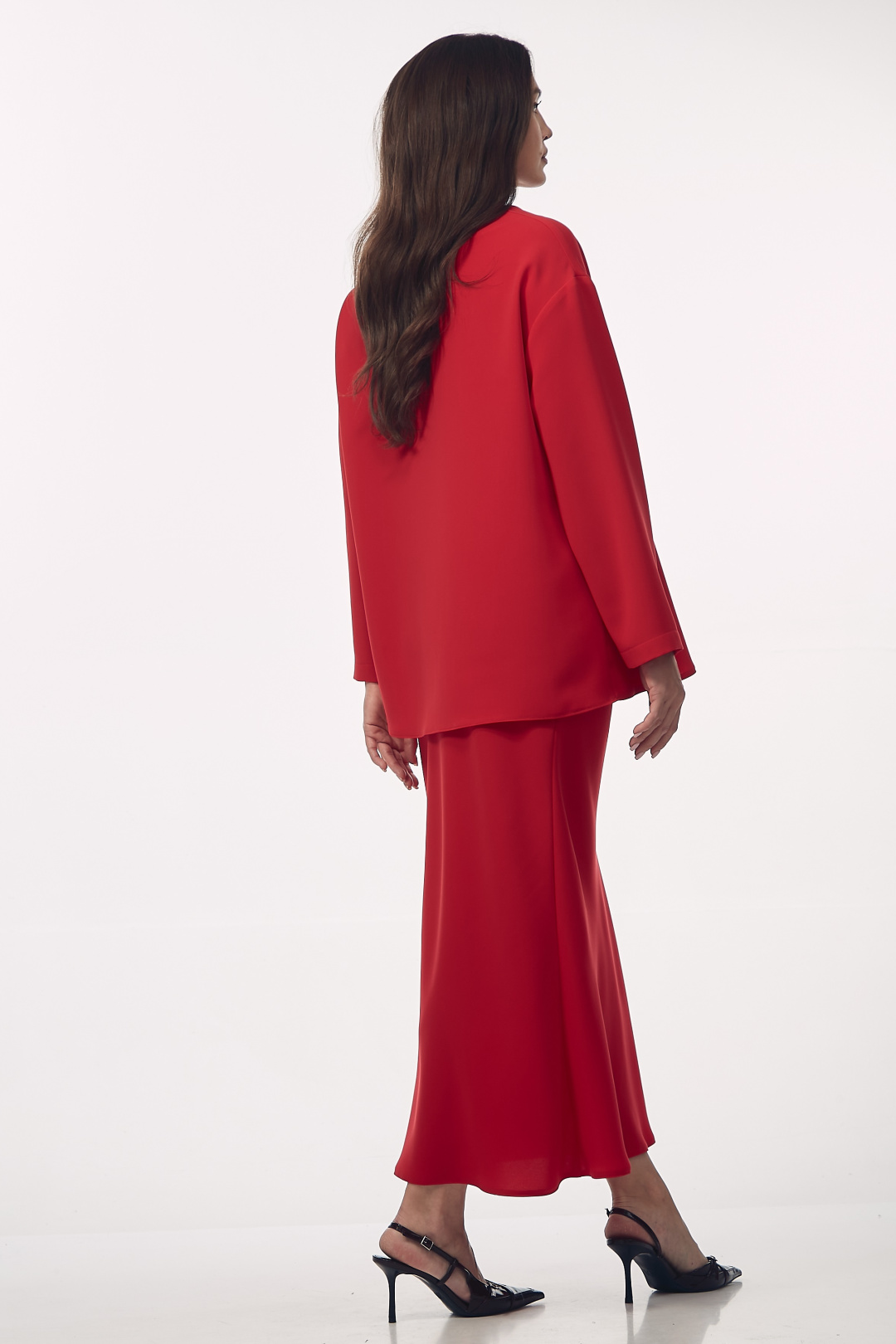 Костюм YOUR SIZE 2275 красный - фото 2