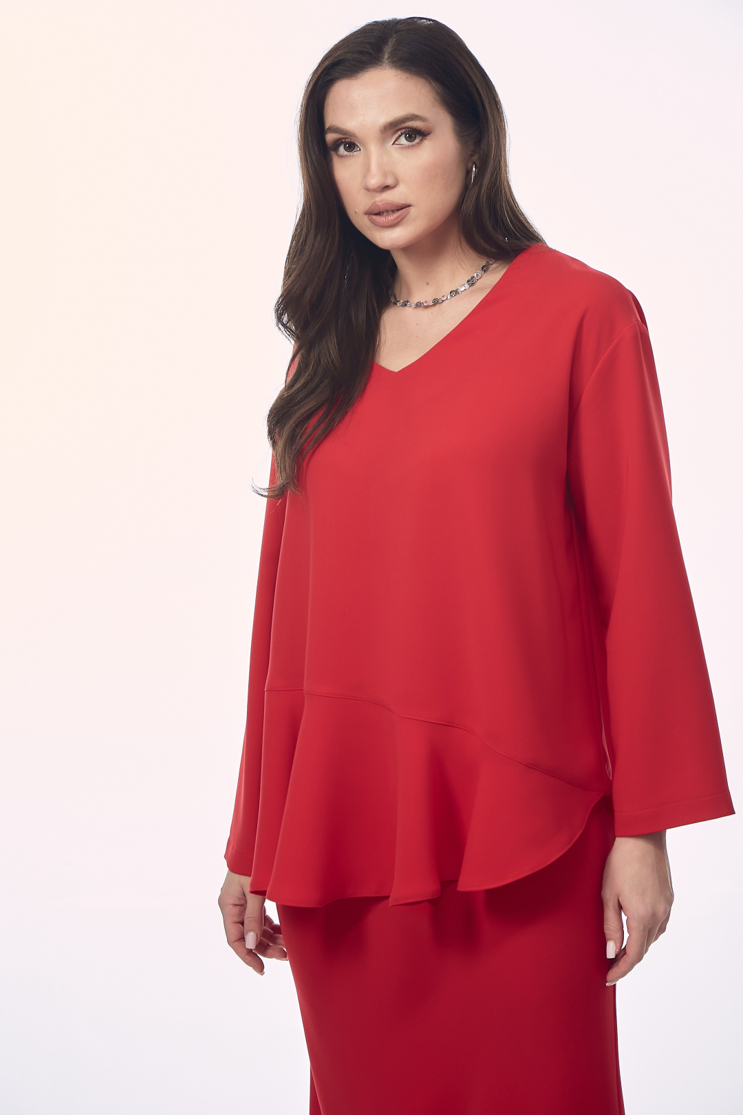 Костюм YOUR SIZE 2275 красный - фото 6