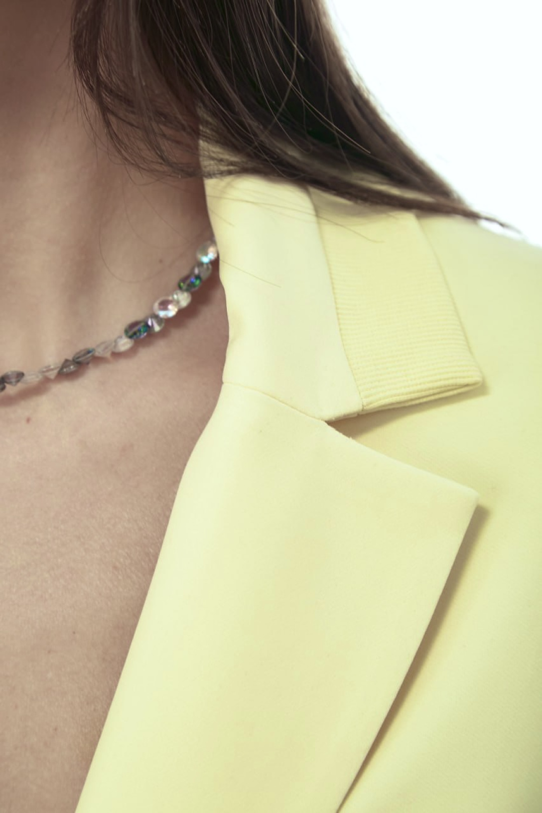 Костюм YOUR SIZE 2278 светло-желтый - фото 5