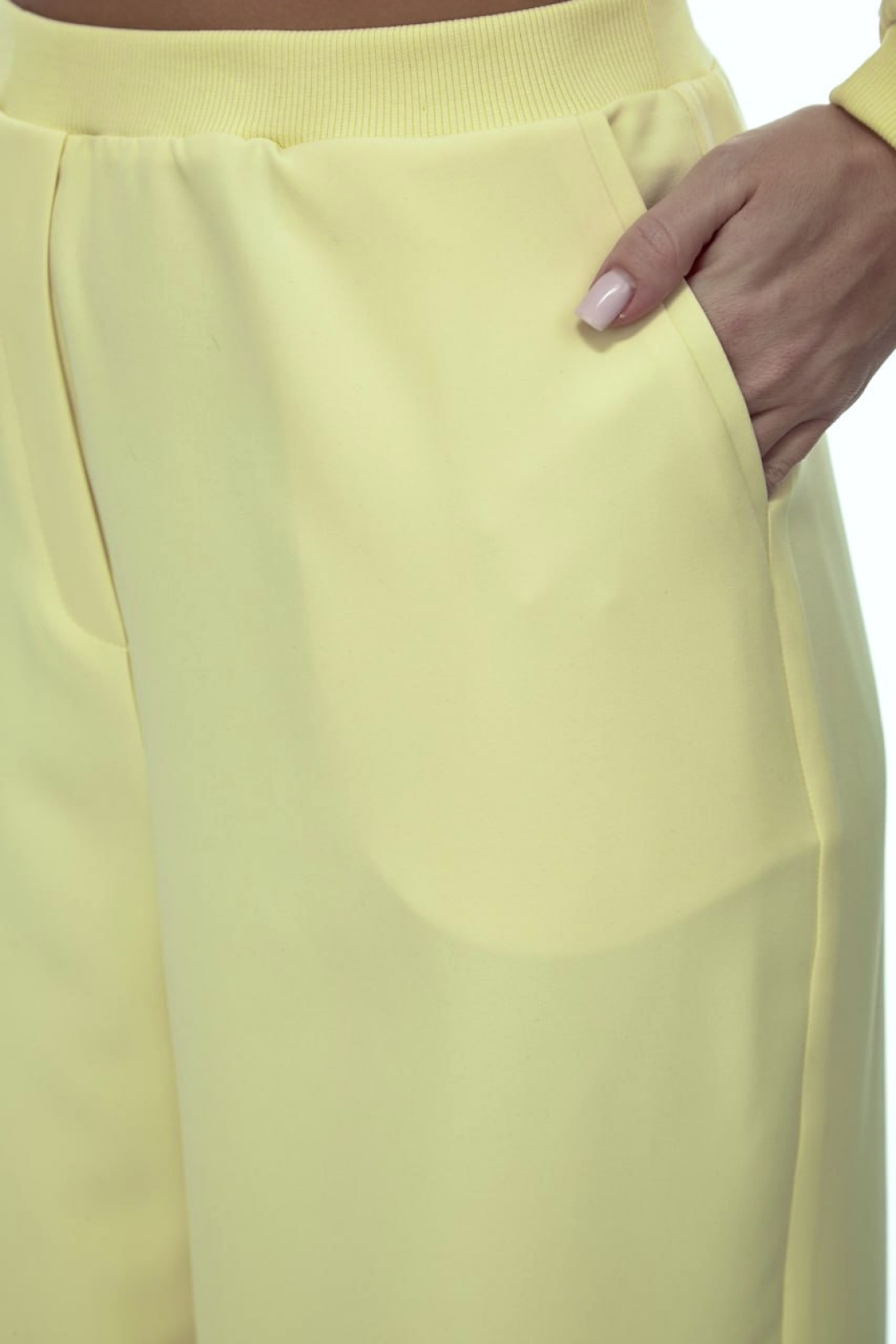 Костюм YOUR SIZE 2278 светло-желтый - фото 6