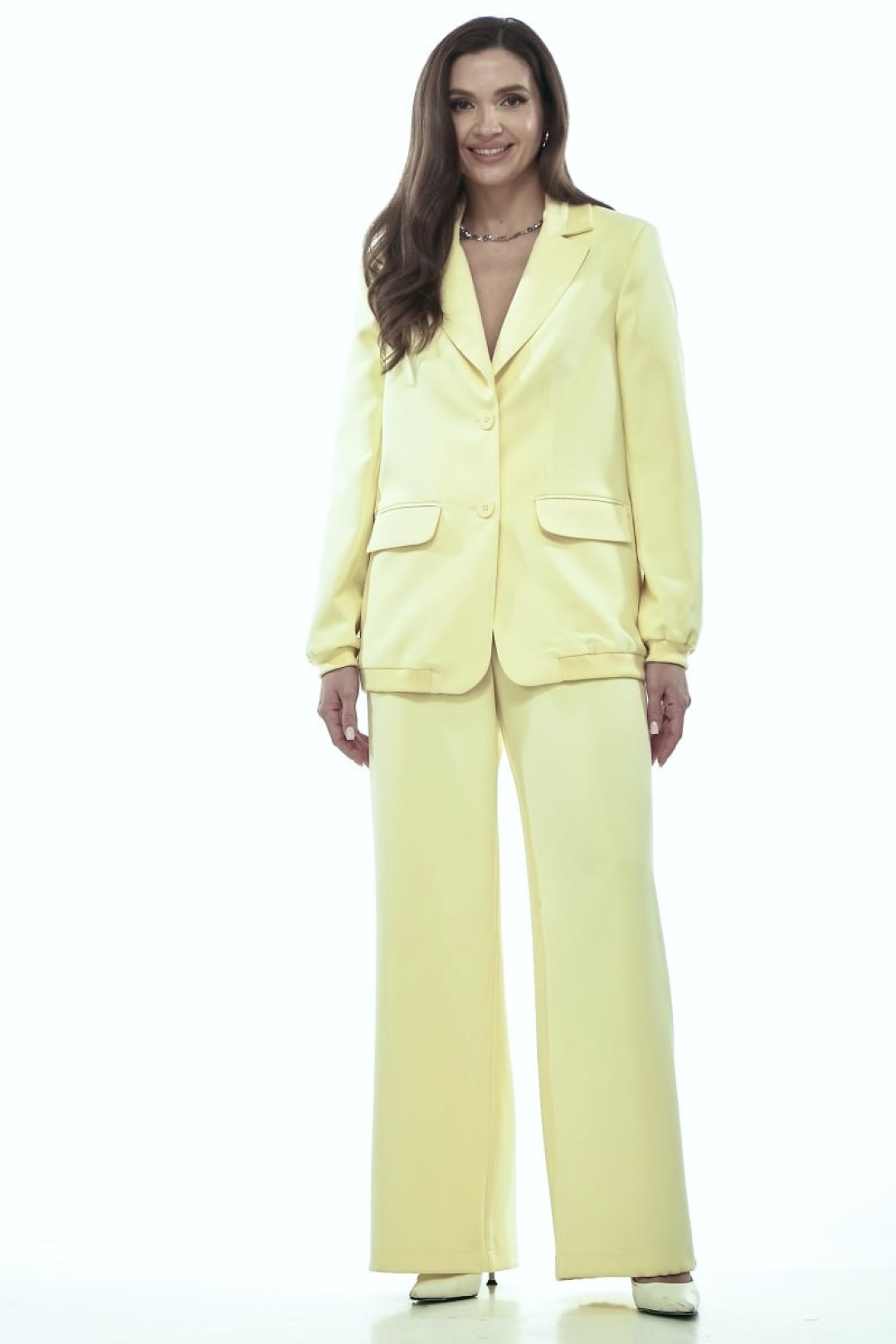 Костюм YOUR SIZE 2278 светло-желтый