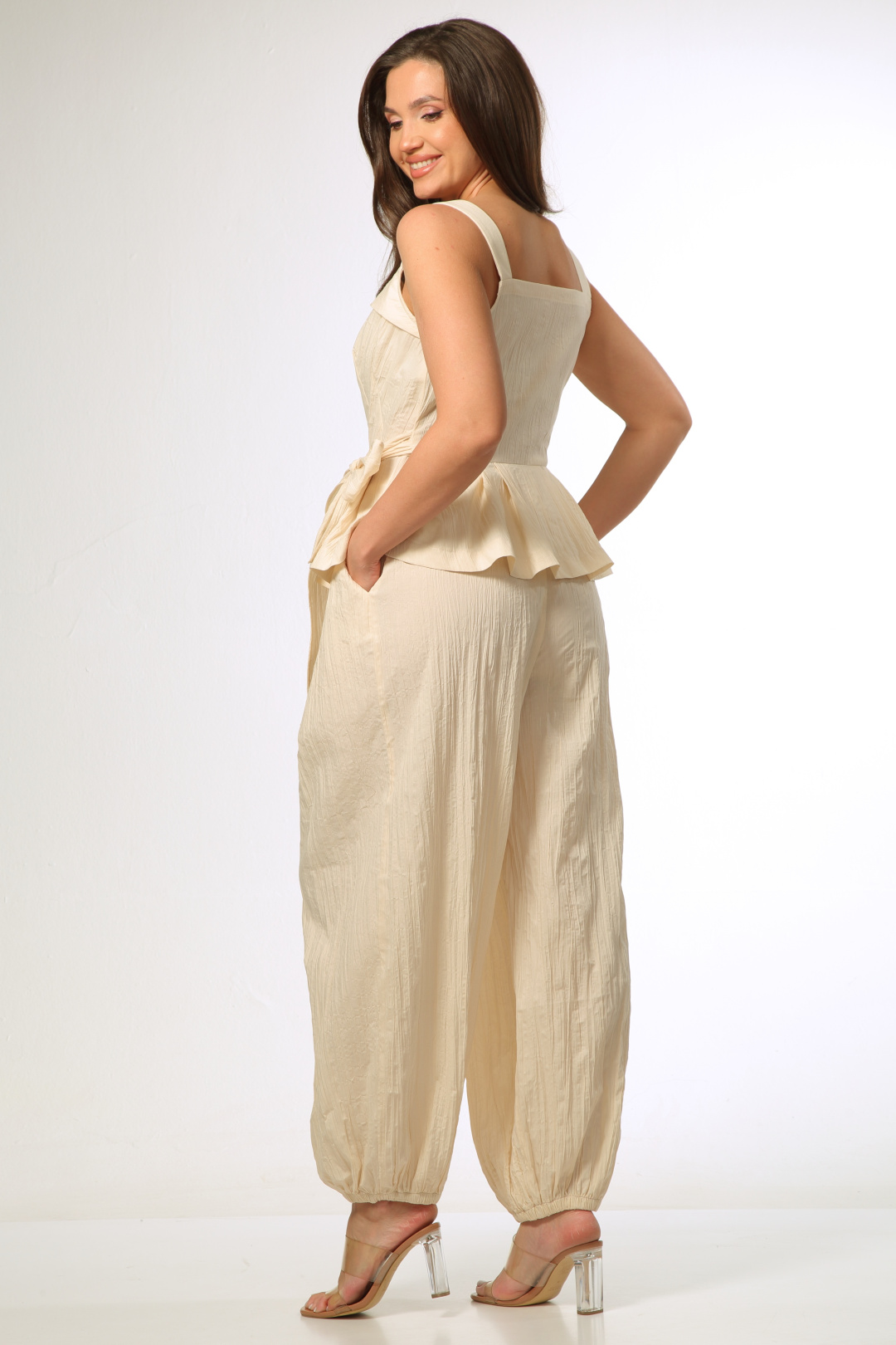 Костюм YOUR SIZE 2279 сливочно-кремовый