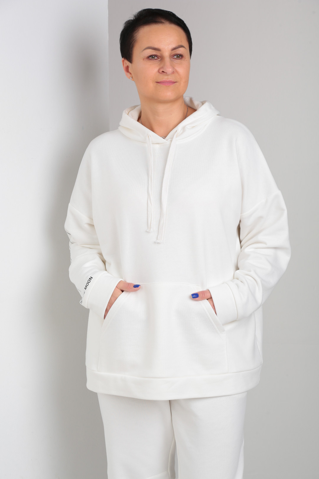 Костюм ЗигзагСтиль 466 белый - фото 1