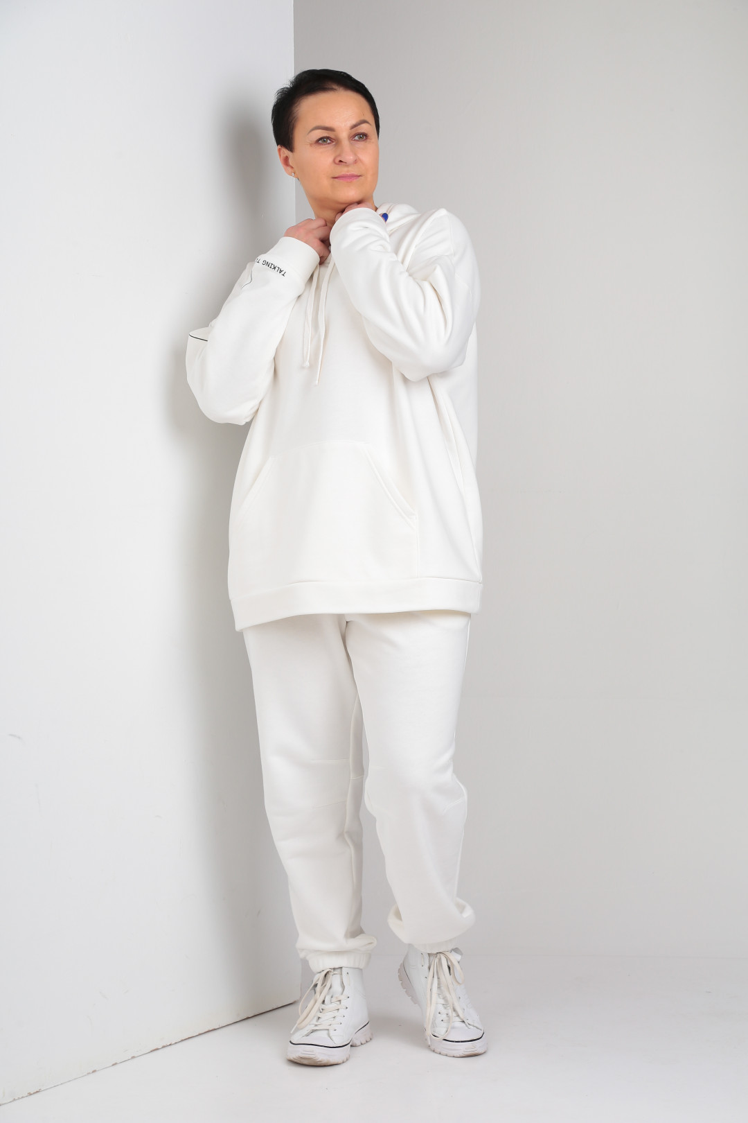 Костюм ЗигзагСтиль 466 белый - фото 4