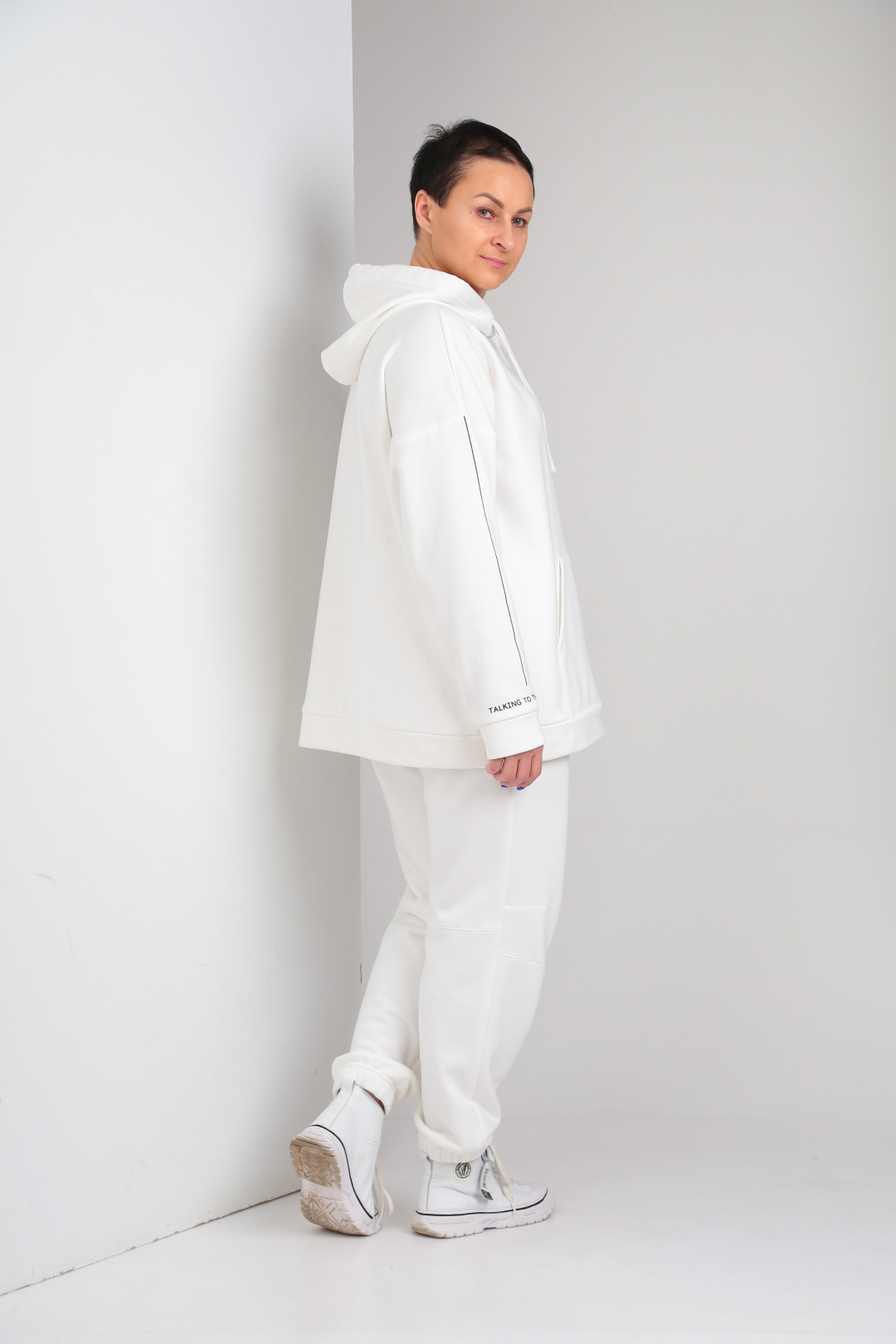 Костюм ЗигзагСтиль 466 белый - фото 5