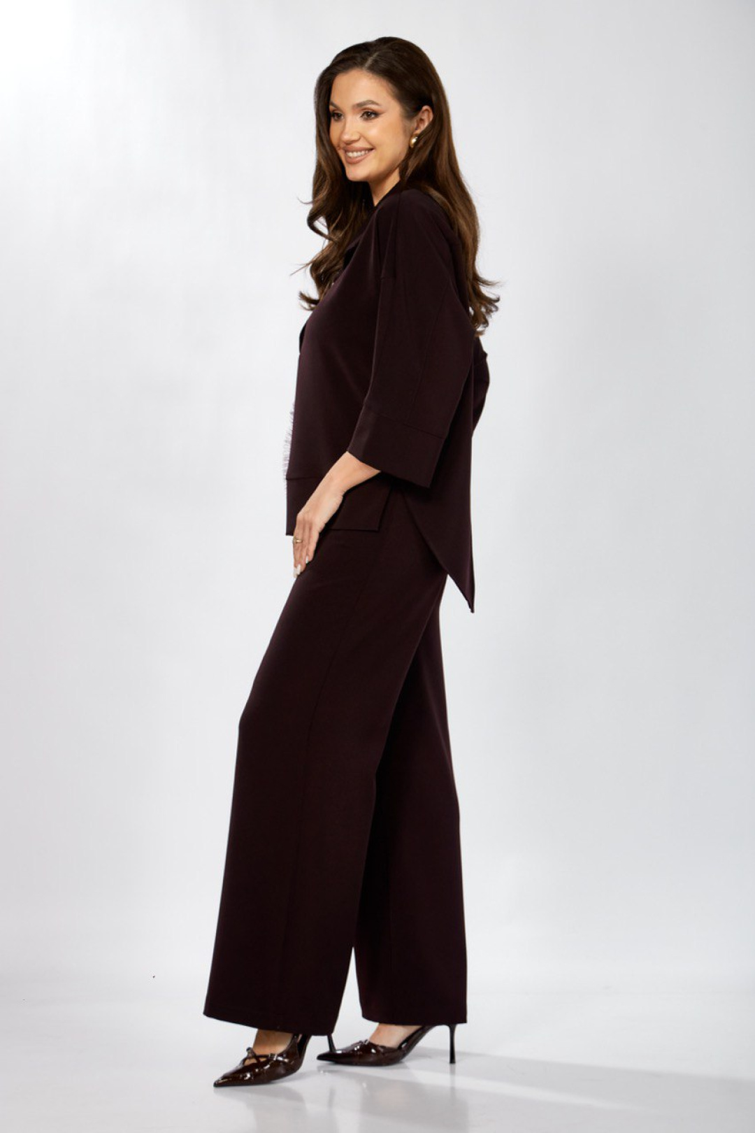 Костюм ЗигзагСтиль 559-2 темная ежевика - фото 2