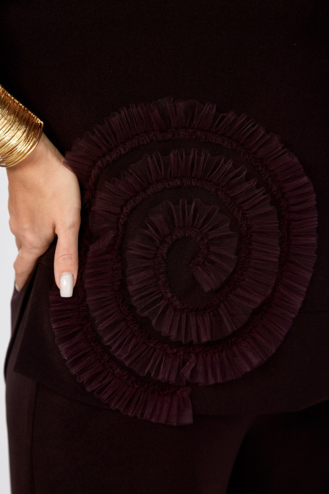 Костюм ЗигзагСтиль 559-2 темная ежевика - фото 6