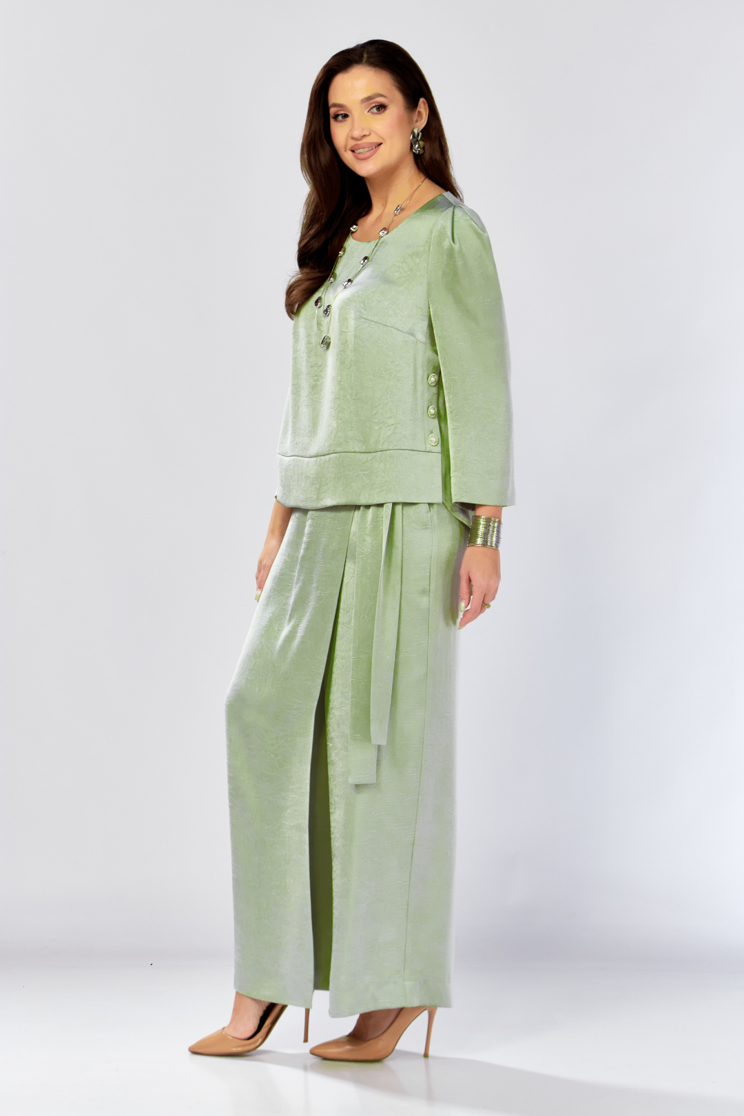 Костюм ЗигзагСтиль 626-2 фисташковый - фото 6