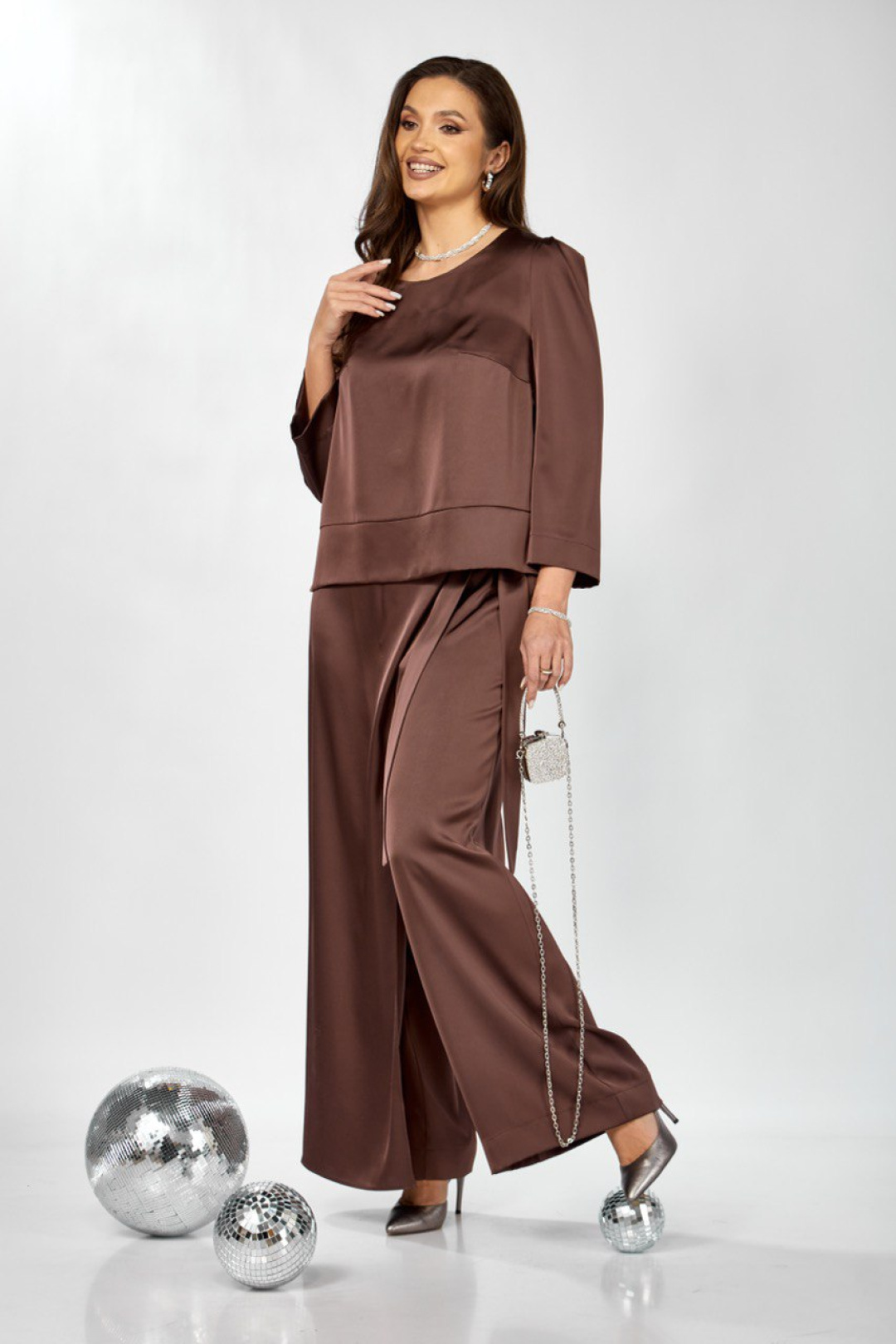 Костюм ЗигзагСтиль 626 молочный шоколад - фото 5