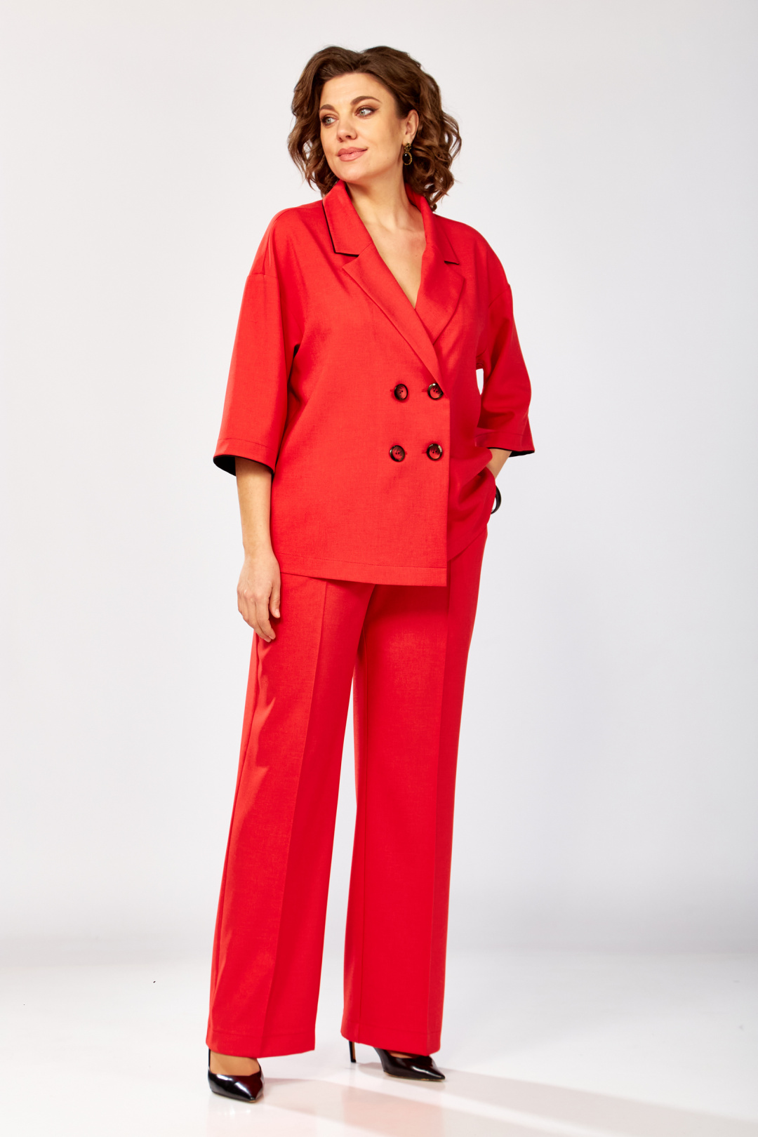 Костюм ЗигзагСтиль 630 красный - фото 1