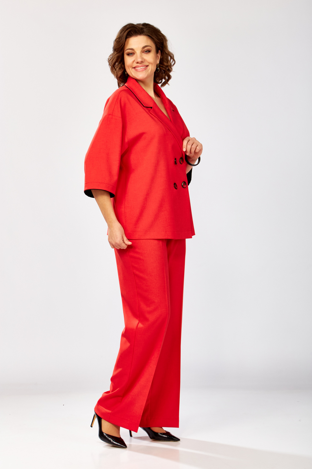Костюм ЗигзагСтиль 630 красный - фото 2