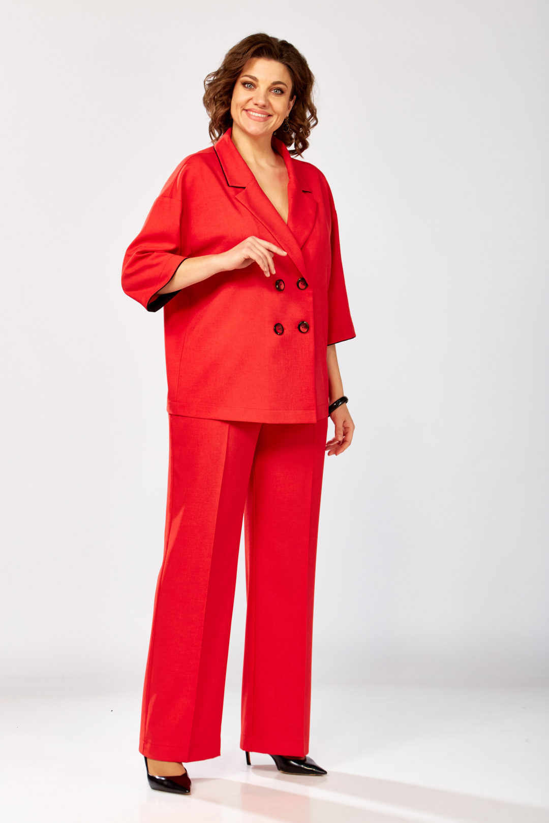 Костюм ЗигзагСтиль 630 красный - фото 3