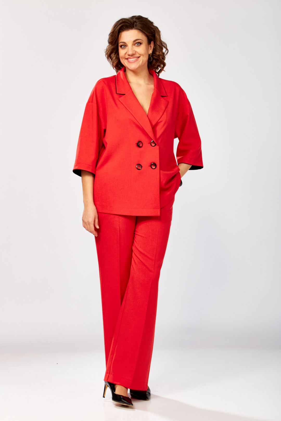 Костюм ЗигзагСтиль 630 красный - фото 4