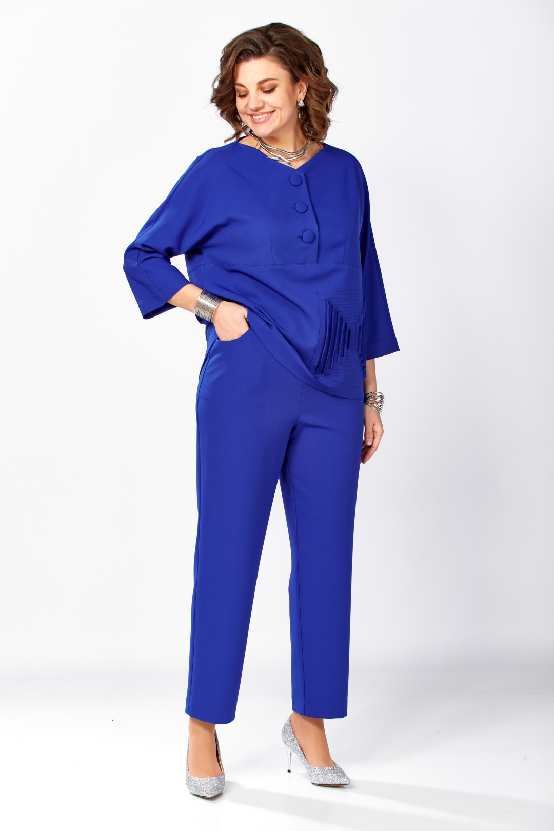 Костюм ЗигзагСтиль 631 василек - фото 2