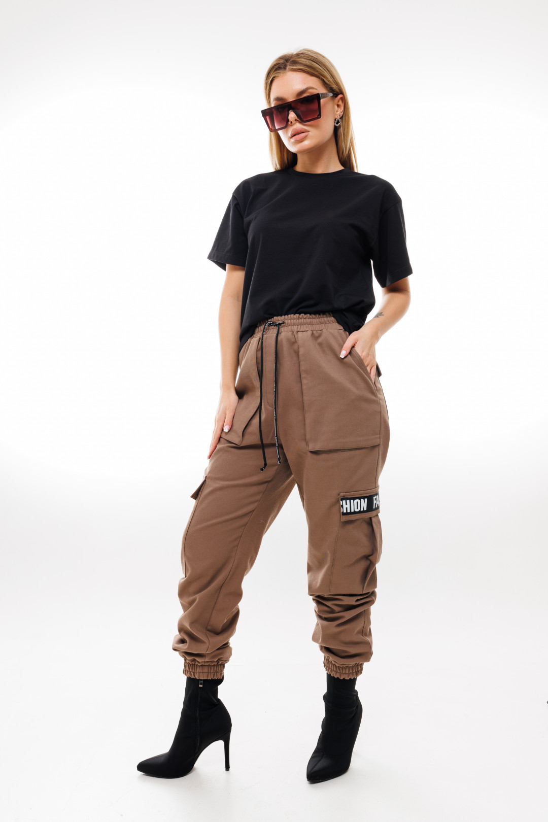 Брюки Ambera style 1067 кофе