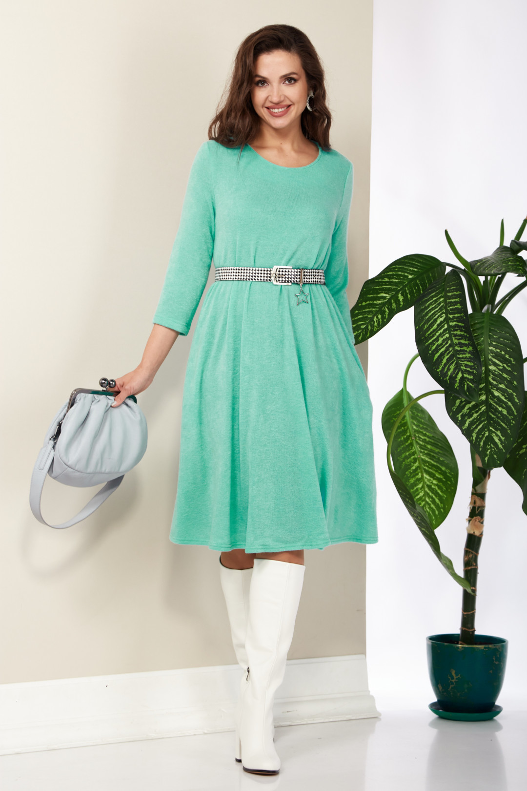 Платье Anastasia 1318 фиалковый - фото 1