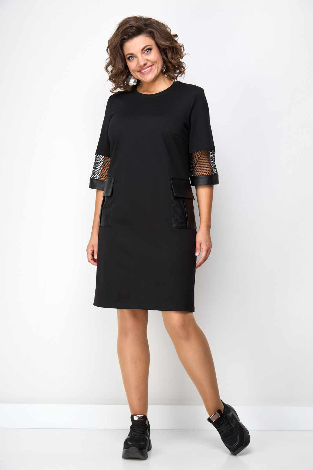 Платье Solomea Lux 937 черный - фото 1