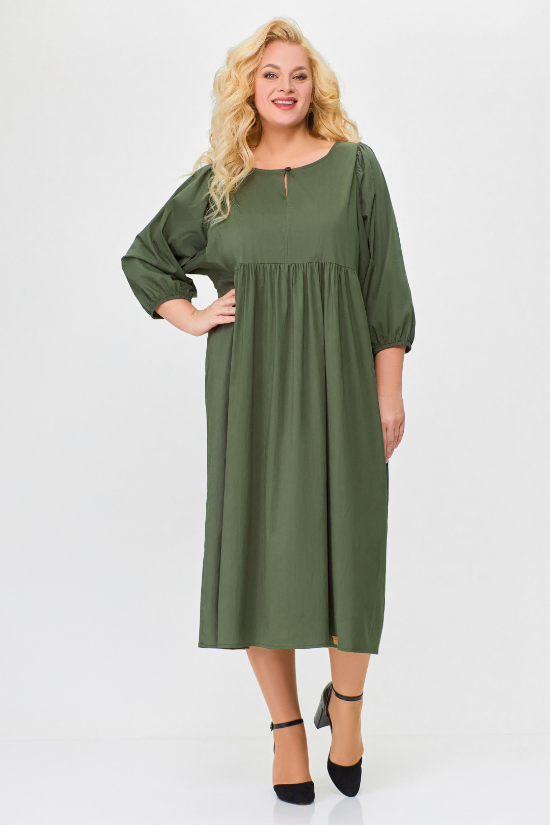 Платье Swallow 675 хаки - фото 2