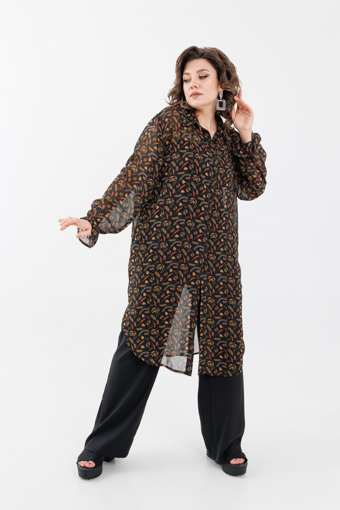 Рубашка ANELLI LAUREL 1282 рябинка - фото 1