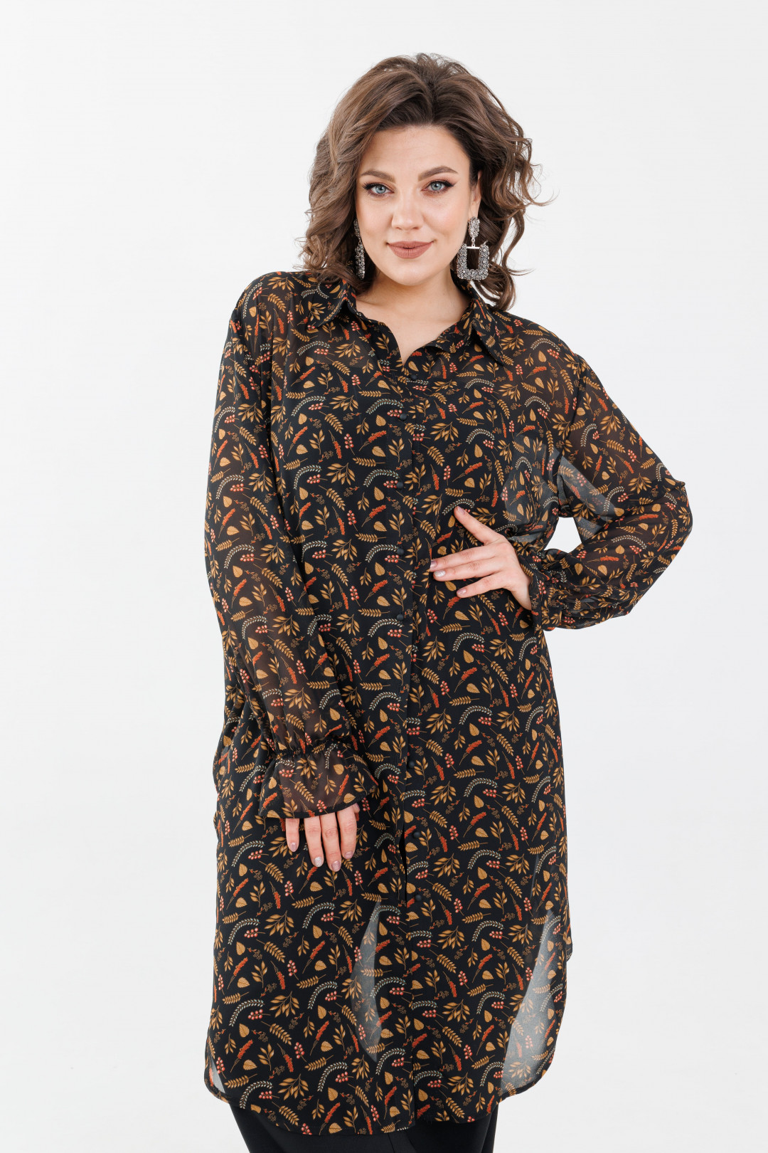 Рубашка ANELLI LAUREL 1282 рябинка - фото 3