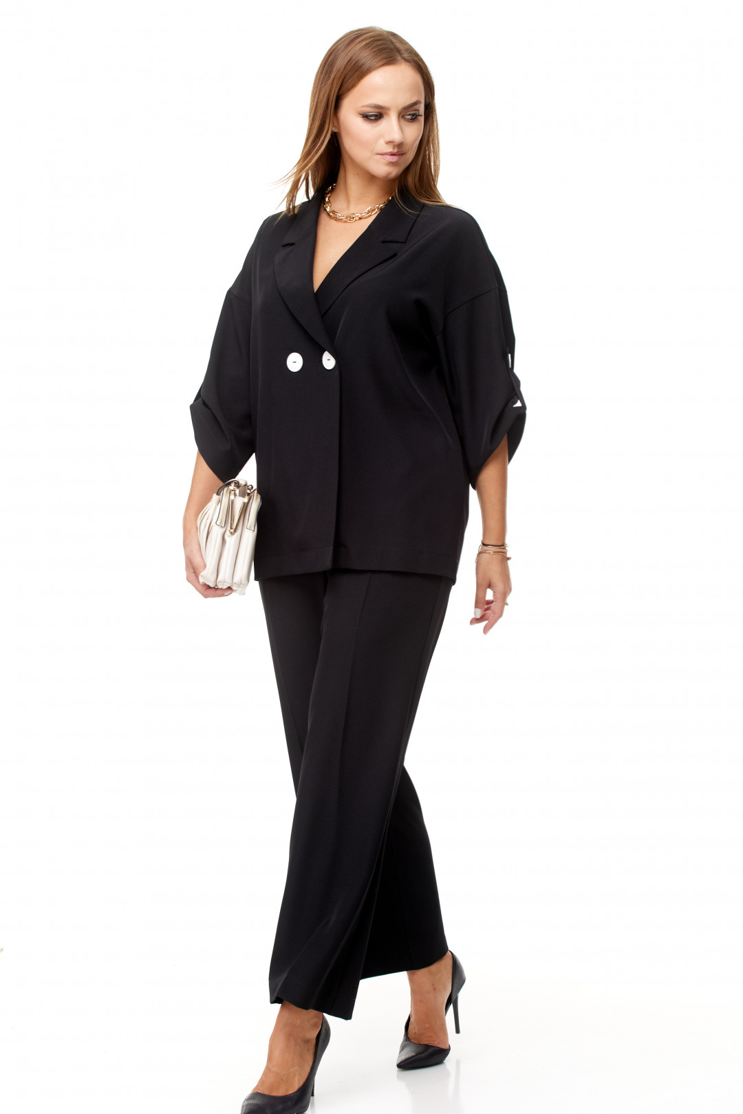 Костюм TAITA PLUS 2329 черный - фото 1