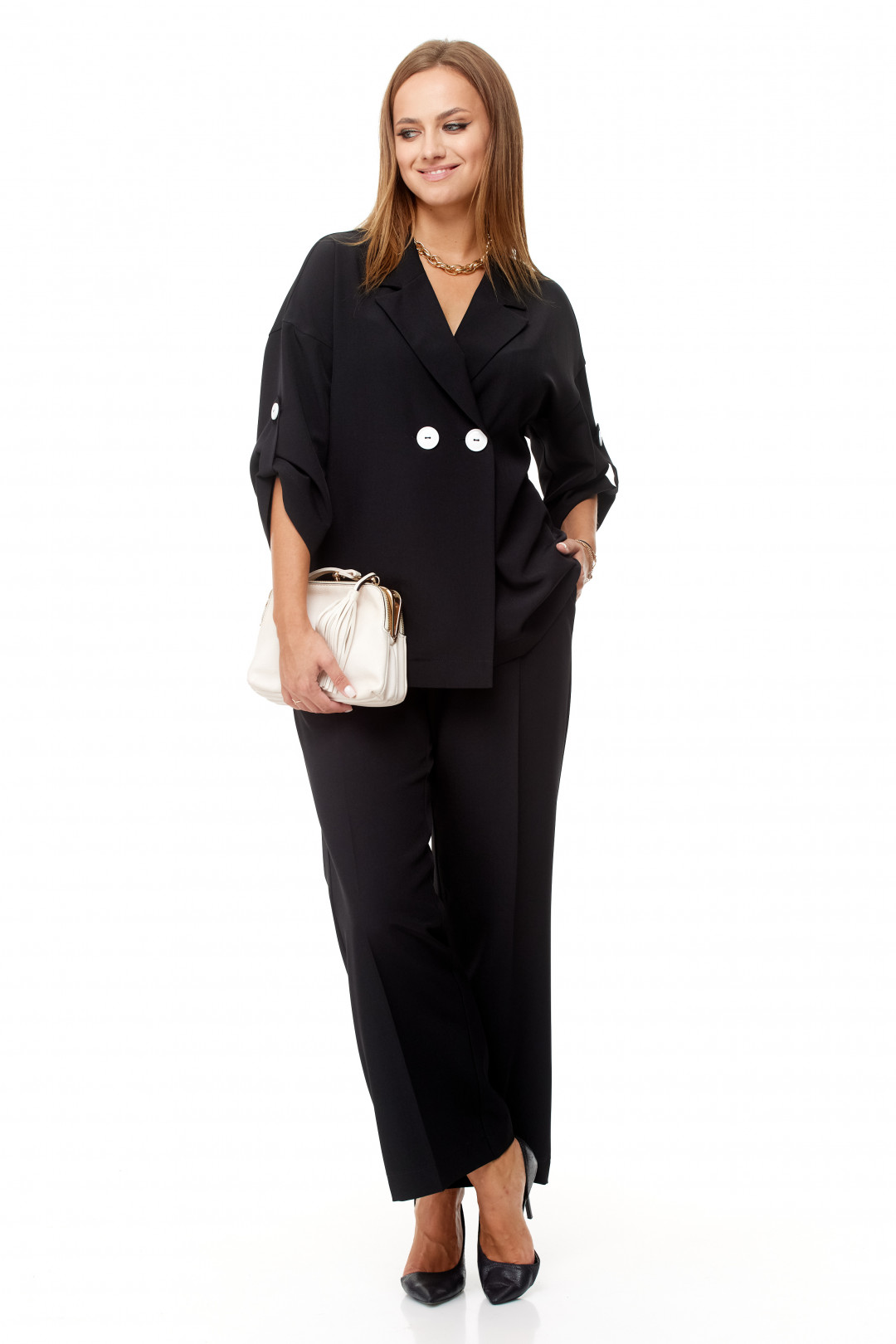 Костюм TAITA PLUS 2329 черный - фото 2