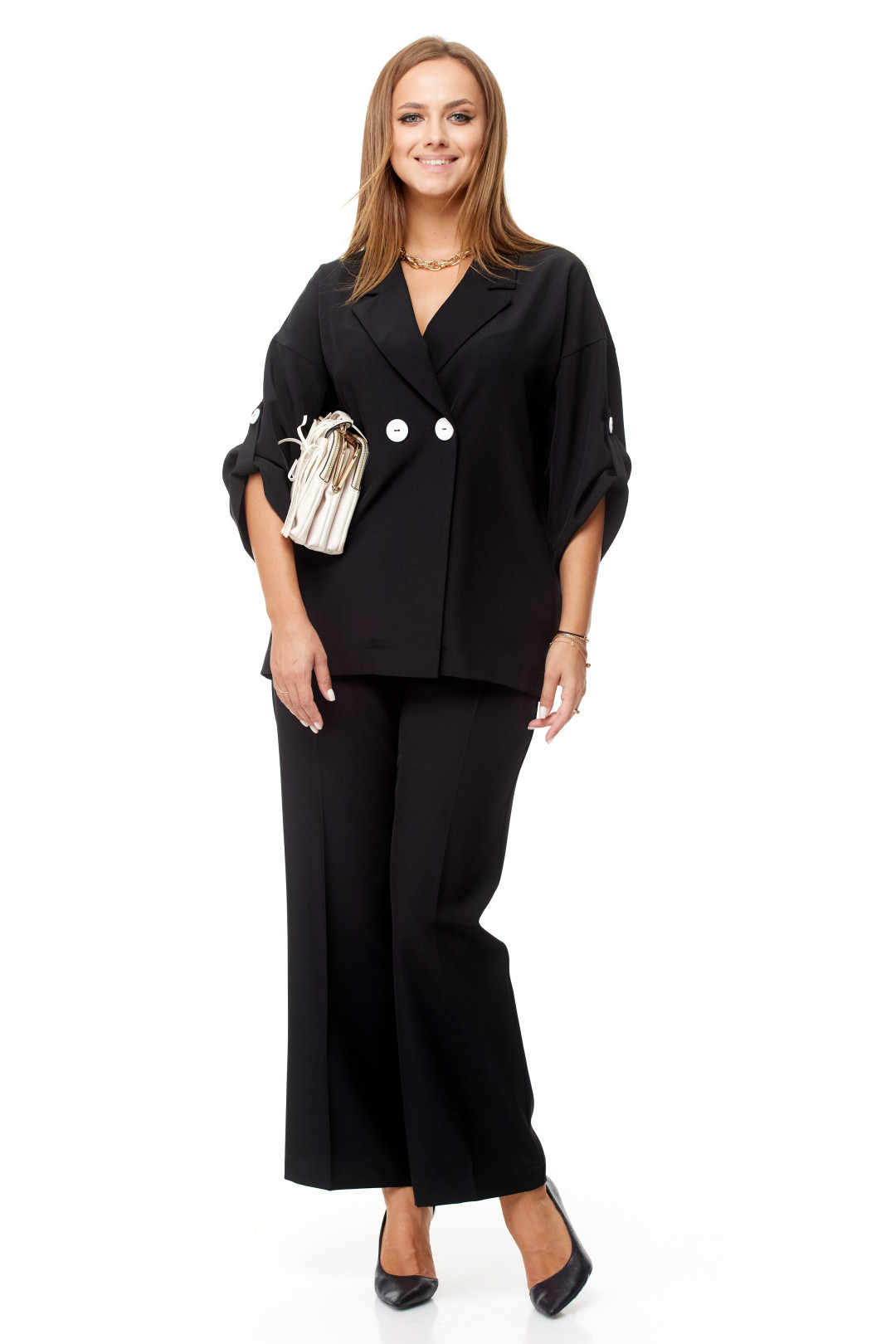 Костюм TAITA PLUS 2329 черный - фото 3