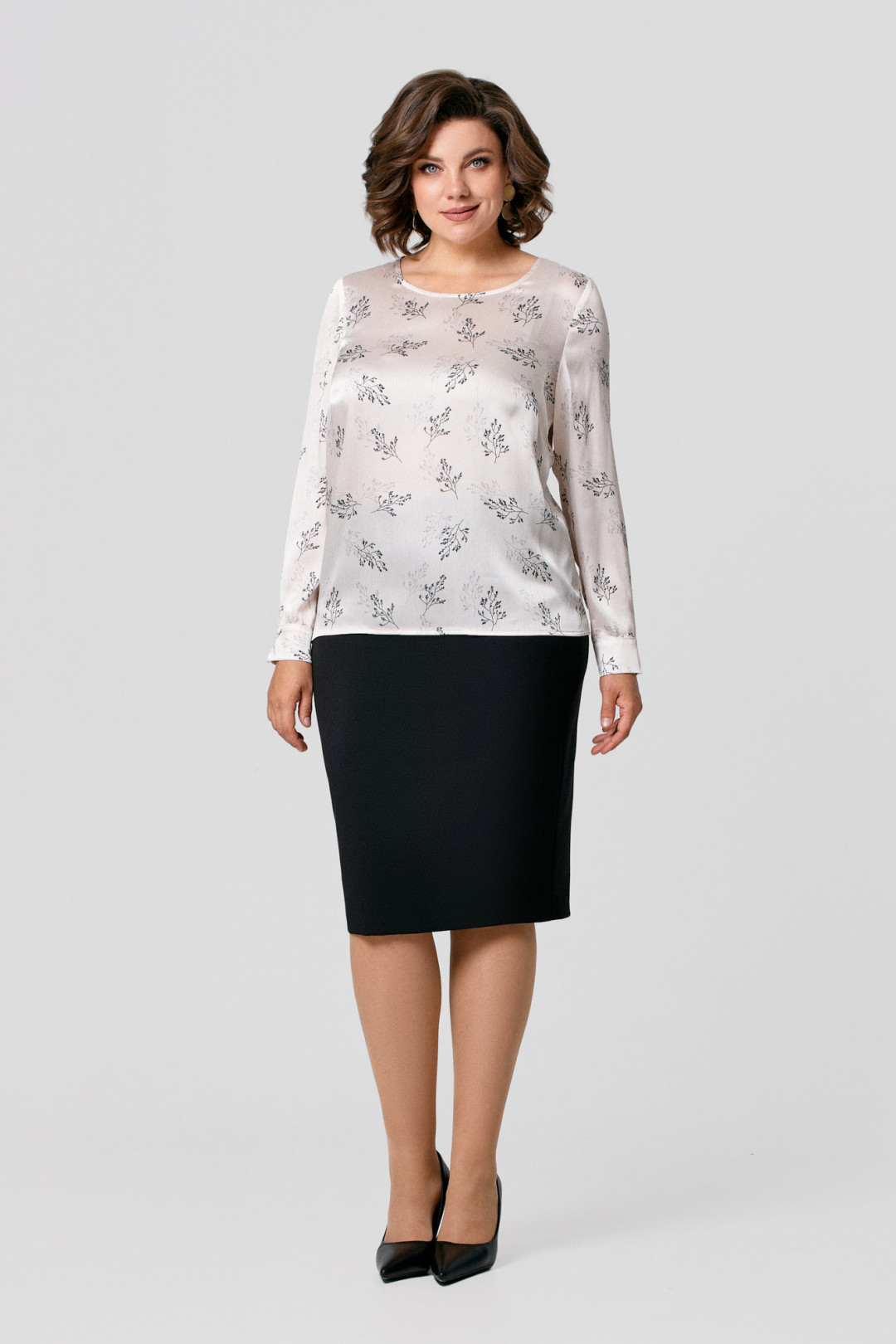 Костюм Ива 1456 черный - фото 5