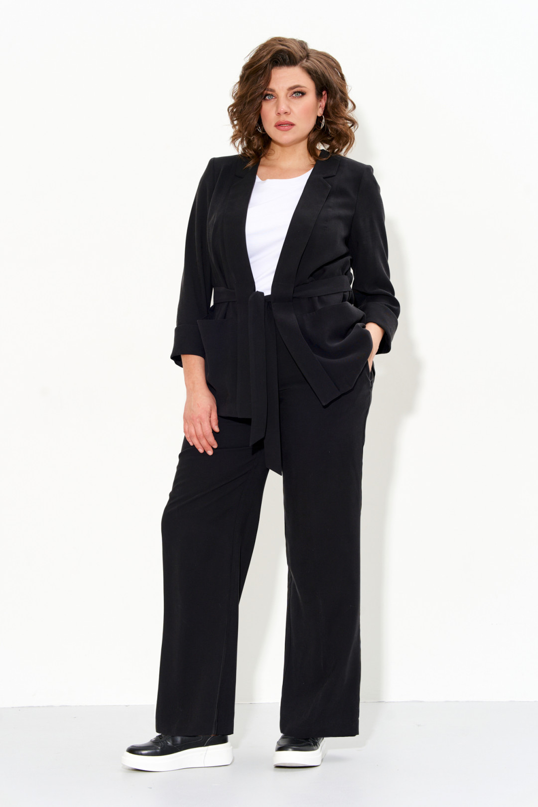 Костюм Ива 1458 черный - фото 1