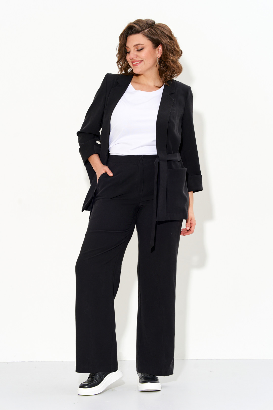 Костюм Ива 1458 черный - фото 2