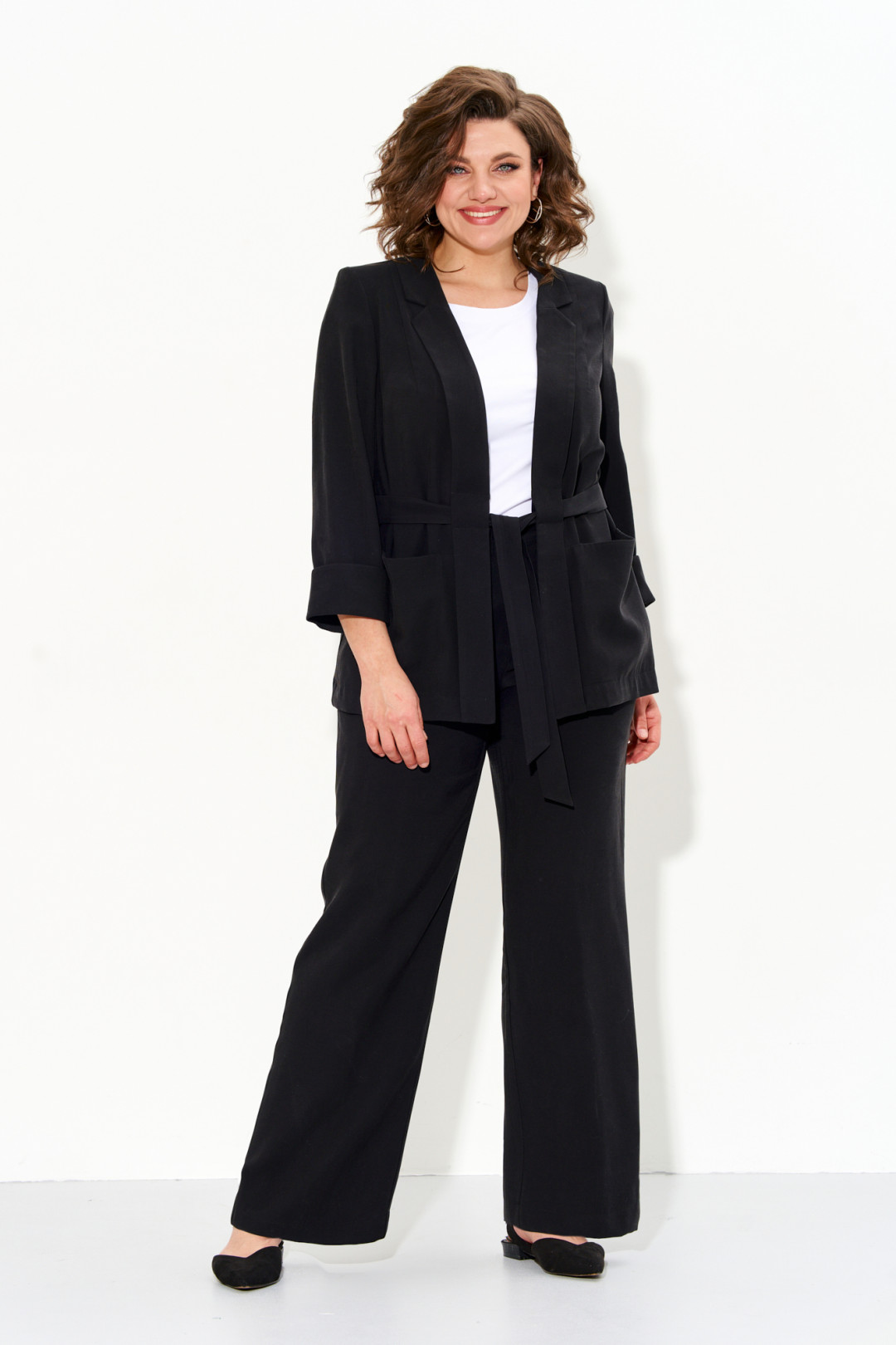 Костюм Ива 1458 черный - фото 3