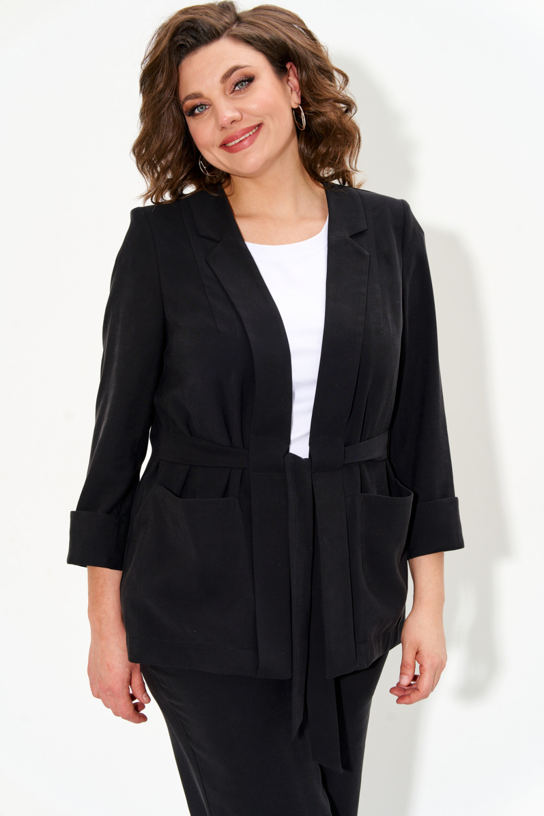 Костюм Ива 1458 черный - фото 5