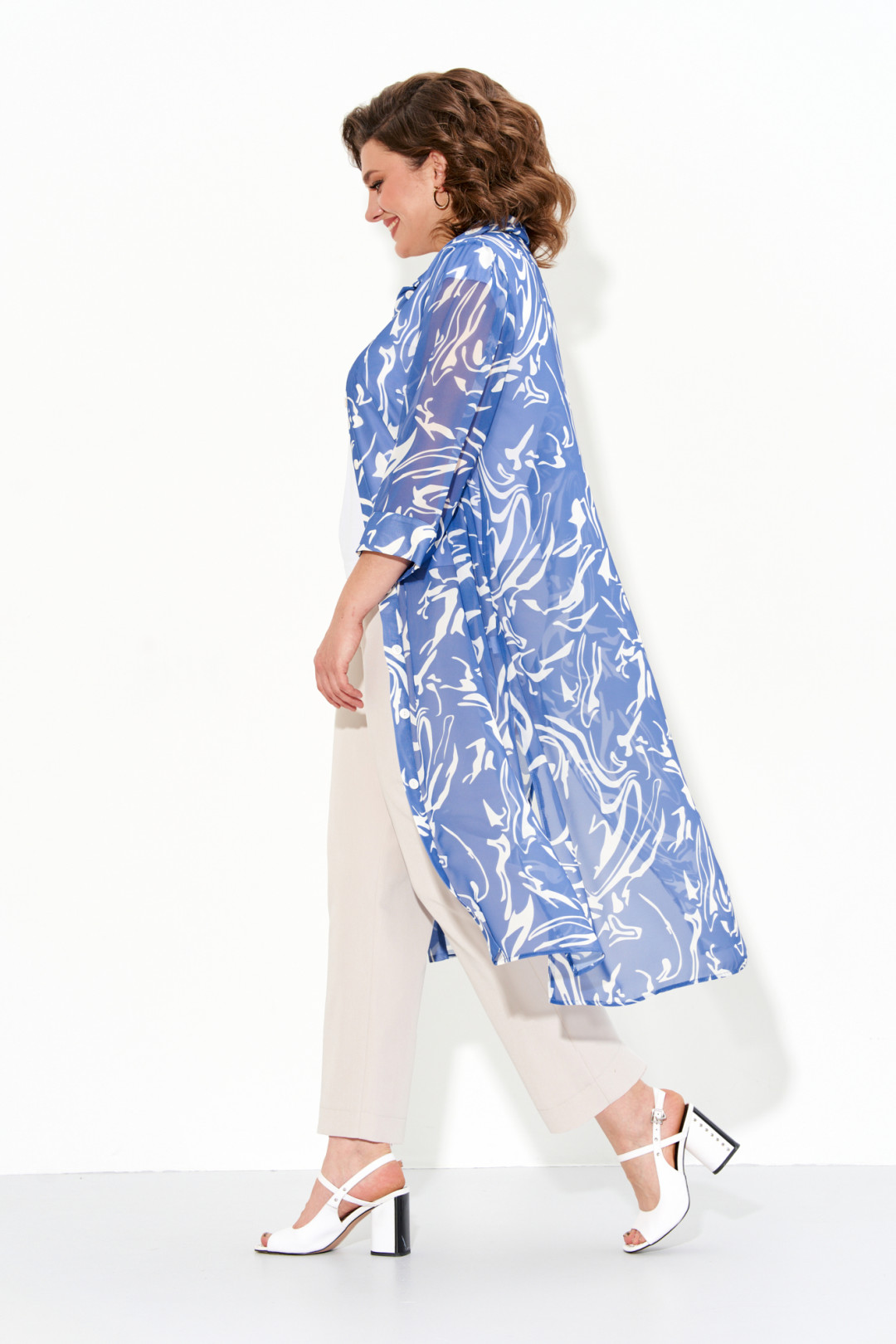 Костюм Ива 1473 синий - фото 2