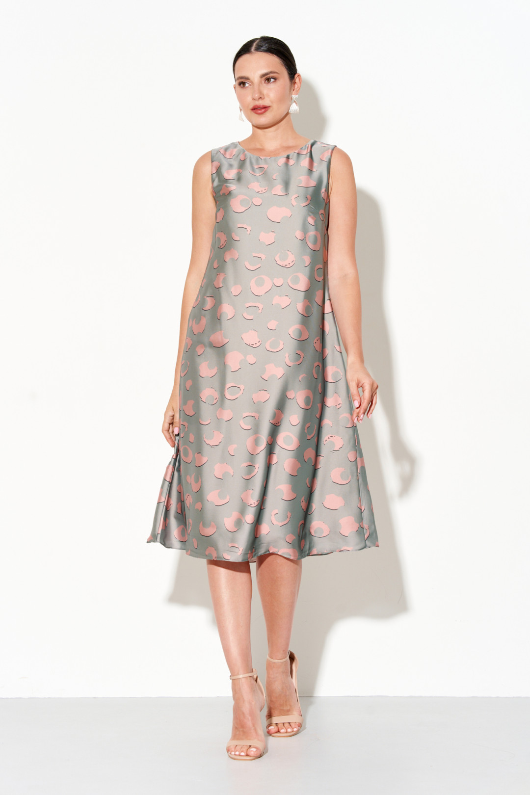 Платье Foxy Fox 1474 серо-розовый - фото 1